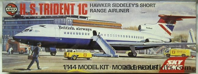 Airfix 1/144 H.S. Trident 1C British Airways, 03174-9 plastic model kit